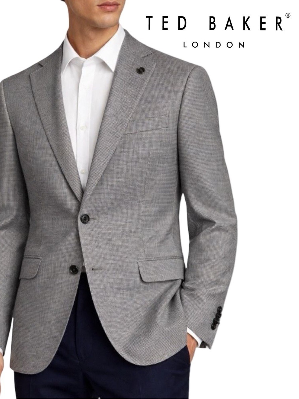 NWT $398 Ted Baker London “No Ordinary Joe” Men’s Wool Sport Coat – 38R
